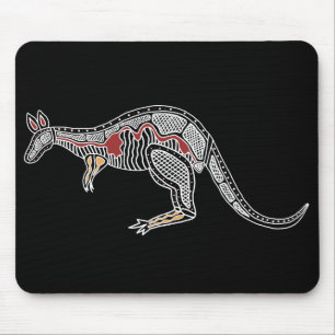 Röntgenstrahl-Känguru Mousepad