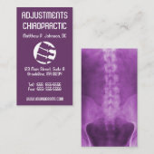 Röntgenstrahl-Kunst-vertikale Visitenkarte (Vorne/Hinten)