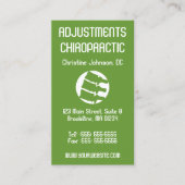 Röntgenstrahl-Kunst-vertikale Visitenkarte (Vorderseite)