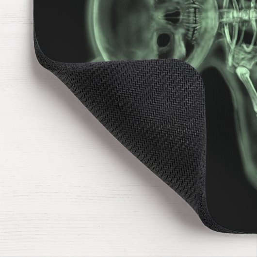 Röntgenstrahl-Popkunst Schreckenbär Mäusematte Mousepad (Ecke)