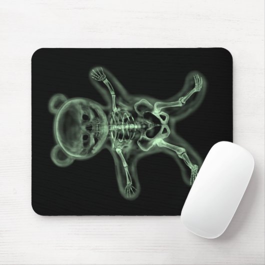 Röntgenstrahl-Popkunst Schreckenbär Mäusematte Mousepad (Mit Mouse)