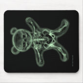 Röntgenstrahl-Popkunst Schreckenbär Mäusematte Mousepad (Vorne)