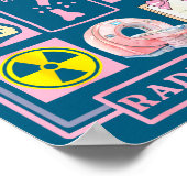 Röntgenstrahl-Rad-Tech-Radiologie-Gesundheitsverso Poster (Ecke)