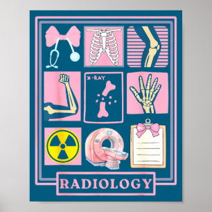 Röntgenstrahl-Rad-Tech-Radiologie-Gesundheitsverso Poster