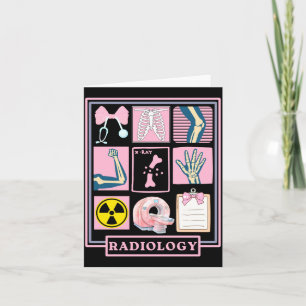 Röntgenstrahl Rad Tech Radiologie Gesundheitswesen Karte