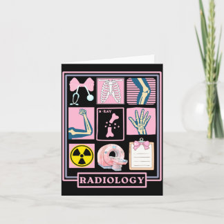 Röntgenstrahl Rad Tech Radiologie Gesundheitswesen Karte