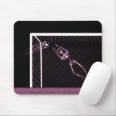 RÖNTGENSTRAHL-SKELETON FUSSBALL-TORMANN-ROSA MOUSEPAD (Mit Mouse)