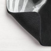 Röntgenstrahl-Skeleton Hände u. Schmuck - B&W Mousepad (Ecke)