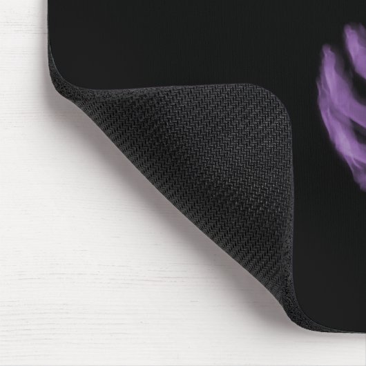 RÖNTGENSTRAHL-SKELETON HANDstulpen - LILA Mousepad (Ecke)