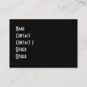 RÖNTGENSTRAHL-SKELETT AUF HANDY-SCHWARZEM U. WEISS VISITENKARTE (Rückseite)