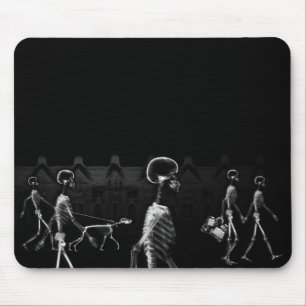 Röntgenstrahl-SkelettemitternachtsStroll Mousepad