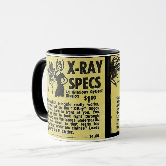 Röntgenstrahl-Spezifikt.! Sehen Sie durch Kleidung Tasse (Vorderseite Links)