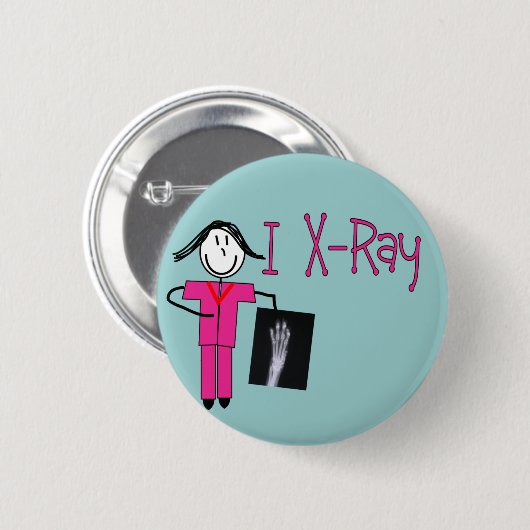 Röntgenstrahl-Technologie-Geschenke Button (Vorne & Hinten)