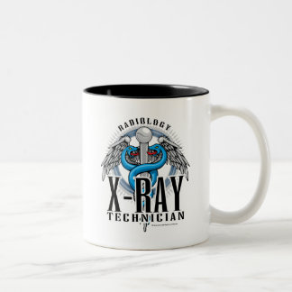 Röntgenstrahl-TechnologieCaduceus Zweifarbige Tasse