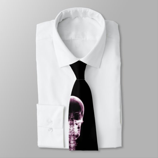 Röntgenstrahl-Visions-Rosa-Single-Skeleton Krawatte (Gebunden)
