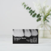 Röntgenstrahlen der Zähne Visitenkarte (Stehend Vorderseite)