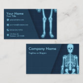 Röntgentechniker-orthopädischer Rheumatologe Visitenkarte (Vorne/Hinten)