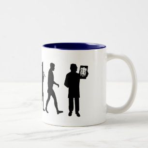 Röntgentechniker-Radiologe-Röntgenstrahl-T-Shirt Zweifarbige Tasse