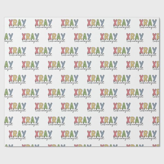 Röntgentechnologe Tech Radiology Tech Gifts Geschenkpapier (Flach)