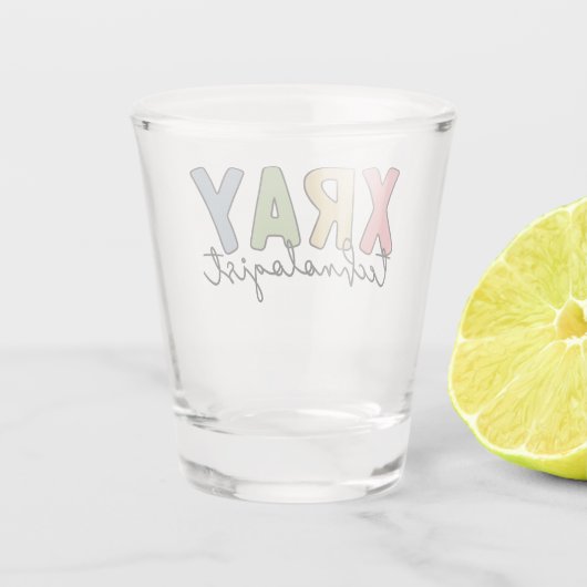 Röntgentechnologe Tech Radiology Tech Gifts Schnapsglas (Rückseite)