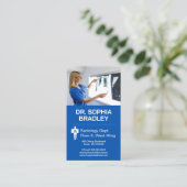 Röntgenuntersuchung des Patienten Visitenkarte (Stehend Vorderseite)