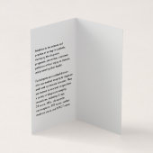 Röntgenuntersuchung des Patienten Visitenkarten (Innenseite)