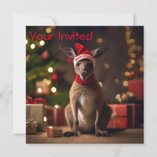 "Roo-dolph's Holiday Hop: Ein festes Wunderland" Einladung