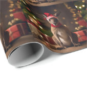 "Roo-dolph's Holiday Hop: Ein festes Wunderland" Geschenkpapier (Rolleneckpunkt)