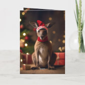 "Roo-dolph's Holiday Hop: Ein festes Wunderland" Karte (Rückseite)