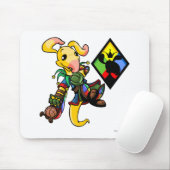 Roo Insel-Team-Kapitän 1 Mousepad (Mit Mouse)