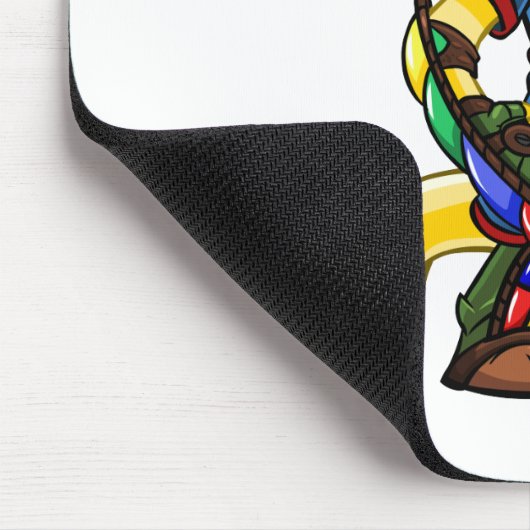 Roo Insel-Team-Kapitän 2 Mousepad (Ecke)