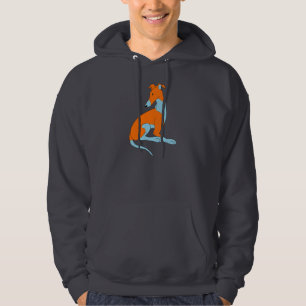 Roo Sitzen (BLAU u. ORANGE) Hoodie
