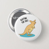 Roo-Ting für Sie Funny Kangaroo Pun Button (Vorne & Hinten)