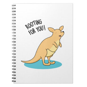 Roo-Ting für Sie Funny Kangaroo Pun Notizblock