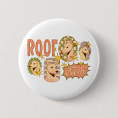 Roof Club / Hunde-Illustrationen Button (Vorderseite)