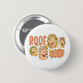 Roof Club / Hunde-Illustrationen Button (Vorne & Hinten)