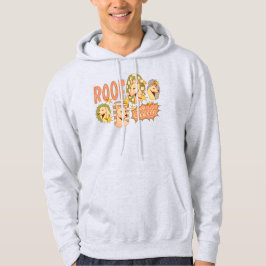 Roof Club / Hunde-Illustrationen Hoodie