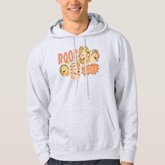 Roof Club / Hunde-Illustrationen Hoodie (Vorderseite)