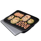 Roof Club / Hunde-Illustrationen Laptopschutzhülle (Vorne Knopf)