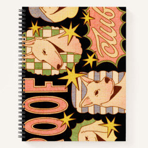 Roof Club / Hunde-Illustrationen Notizblock