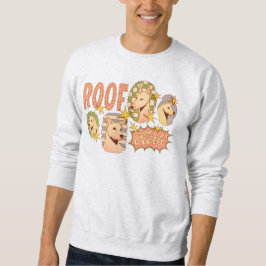 Roof Club / Hunde-Illustrationen Sweatshirt