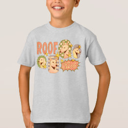 Roof Club / Hunde-Illustrationen T-Shirt