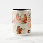 Roof Top Band von Louis Wain Tasse (Zentrum)