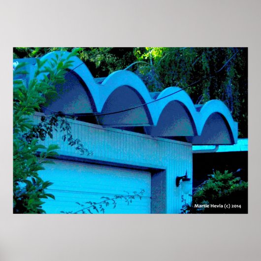 Roof Waves Poster (Vorne)