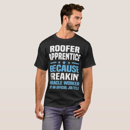Roofer Apprentice T-Shirt (Vorne ganz)