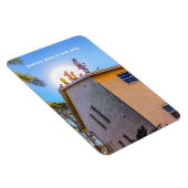 Roofer auf einem Dach mit flexiblem Foto Magnet (Rechte Seite)