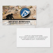 Roofer | Baustelle | Property Developer. Visitenkarte (Vorne/Hinten)