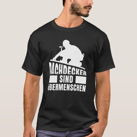 Roofer Carpenters Guild Sign Construction Worker R T-Shirt (Vorderseite)