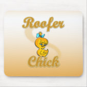 Roofer Chick Mousepad (Vorne)