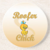 Roofer Chick Untersetzer (Vorne)